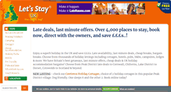 Desktop Screenshot of letsstay.co.uk